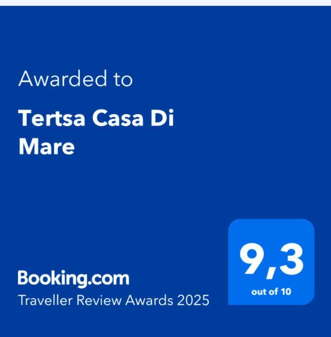 Apartamento Tertsa Casa Di Mare Exterior foto